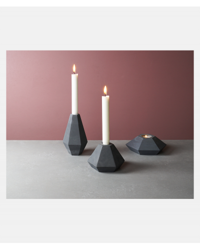 Concrete Candlelight Holder - tall